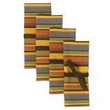 Comida Buena Set of 4 Napkins and Ties by Boston Warehouse