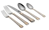 Mikasa Palatial Gold 5-Piece Flatware Place Setting, Service for 1