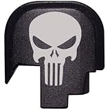 Fixxxer Slide Cover Plate fits Smith & Wesson S&W M&P SHIELD pistol 9mm .40, Tactical Skull design