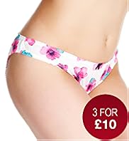 Poppy Floral Bikini Knickers