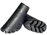KEYTZ Nordic Walking Fitness Pole Rubber Tip Pavement Paws (Pair)