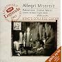 Allegri: Miserere / Palestrina: Stabat Mater