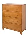 DaVinci Parker 4-Drawer Dresser in Oak