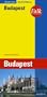 Falk Cityplan Extra Standardfaltung International Budapest mit Stra�enverzeichnis