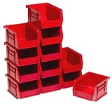Quantum QUS-210R-12 Ultra Stack and Hang Bins, Set of 12