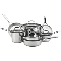 KitchenAid Gourmet Stainless Steel 10-Piece Cookware Set