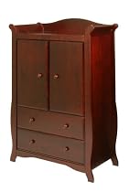 Stork Craft Aspen Armoire Chest in Cherry