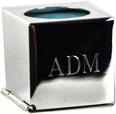Personalised Silver Plate Snooker Chalk Holder