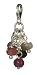 Jane Davis CHM 011 Faceted Tourmaline Cluster Charm
