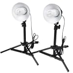 CowboyStudio Photography Table Top Photo Studio Lighting Kit - 2 Light Kit