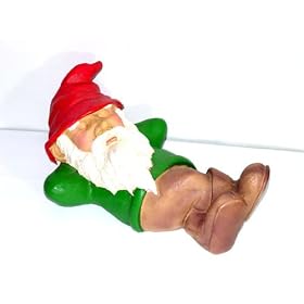 Art Line #U0045 12.5x5.75Snoozing Gnome by Garden Gnomes
