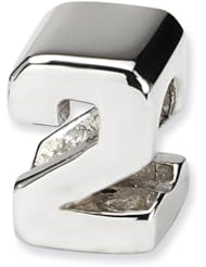 Sterling Silver Number 2 Charm Bead Fits Pandora Chamilia Biagi Bracelet
