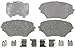 ACDelco 14D862CH Advantage Ceramic Front Disc Brake Pad Set with Hardware