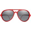I Ski Phantom Classics Designer Sunglasses - Red/Smoke with Silver Mirror