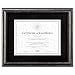 DAX Award Plaque, Wood/Acrylic Frame, Fits Up To 8.5 x 11 Inches, Walnut (N15818T)