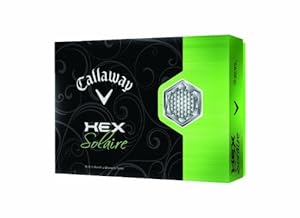 Callaway HEX Solaire Golf Balls -Pack of 12, White