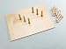 Rev-A-Shelf 4DPS-3021 Medium Drawer Peg System with 12 pegs - Wood - Maple-Natural