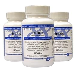Irexis - Male Sexual Enhancement Formula - 60 Blue Tablets - BUY 2 Get 1 FREE - Made in the USA by Lab88