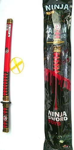 Toy! Ninja Sword 24.5'' ! Starburst Free (Well sealed) 2 Pack