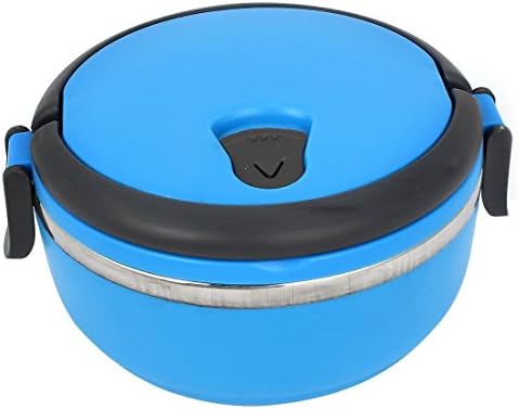LunchPal® Stainless Steel BPA FREE Bento Box Lunch Box in Blue Reusable and Leak Proof Food Container Perfect for Healthy Eating &amp; Food Portion Control-Great for Kid's Lunches