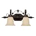 Capital Lighting 1902RI-294 2 Light River Crest Bathroom Light,