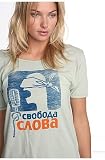 Urban Outfitters - Urban Outfitters Free Speech Juniors Distressed Pale Green T-Shirt Tee