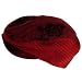 New Herringbone Velvet Print Ivy Driving Golf Cap Hat * Red * Small / Medium photo