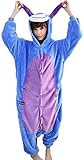 WOWcosplay Cosplay Halloween Romper Costume Party Pajamas Unisex Kigurumi Donkey M