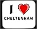 I Love Cheltenham Decorated Mouse Pad