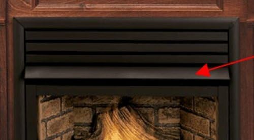 Fireplace Black Hood for Direct Vent Gas - 36"