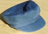 Denim look Breton Cap - Size 57cm