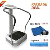 POWER FIT WHOLE BODY VIBRATION MACHINE PFM 002 with Yoga Mat & Yoga Towel : Multi... by Power Fit