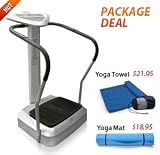 POWER FIT WHOLE BODY VIBRATION MACHINE PFM 002 with Yoga Mat & Yoga Towel : Multi program, 20 speed full body vibration platform with digital displays for BMI calculator, time, speed, & automatic modes. You can perform a Body Mass Index test at only a fraction of the cost of commercial units to achieve similar effects. 1 year warranty with North American Support and Services. 41YFrhc44BL. SL160 POWER FIT WHOLE BODY VIBRATION MACHINE PFM 002 with Yoga Mat & Yoga Towel : Multi program, 20 speed full body vibration platform with digital displays for BMI calculator, time, speed, & automatic modes. You can perform a Body Mass Index test at only a fraction of the cost of commercial units to achieve similar effects. 1 year warranty with North American Support and Services.