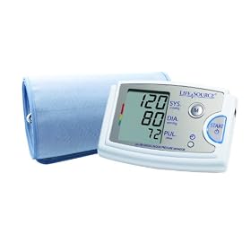 LifeSource Blood Pressure Monitor with AccuFit Extra Large Cuff