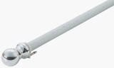 Valley Forge 2-Piece 5-Foot Brushed Aluminum Spinning Flag Pole