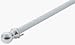Valley Forge Flag 60736 2-Piece 5-Foot Brushed Aluminum Spinning Flag Pole