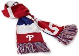 MLB Men's Philadelphia Phillies Baker Scarf (Red, Mens)