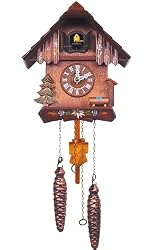 German Cuckoo Clock - Tree and Bench