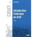 Introduction historique au droit