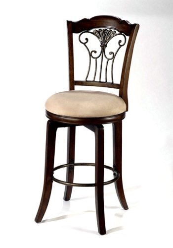 26 H Classic Brown Ashfield Swivel Counter Stool