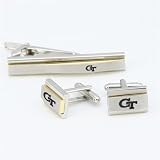 Georgia Tech Yellow Jackets Gold & Silver Tone Cufflinks