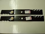 2 Gator Mulcher 3-in-1 Blades (set of 2) to Replace the 742-0656, 942-0656 Blade Used on 42 Decks, MTD, Cub Cadet, White, Wards, Yard Man, Troy Bilt.