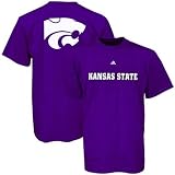 Adidas Kansas State Wildcats Purple Prime Time T-shirt