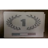 DUCATI ITALIAN WREATH DECAL BLACK 2.25X4 