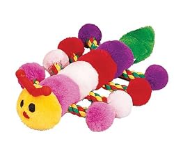 Colossal Caterpillar 22 inch Plush Chew Toy For Dogs