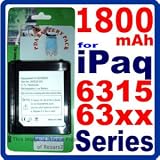 HQRP Li-Ion Battery for HP iPaq 6300 , 6310 , 6315 , 6320 , 6325 , 6330 , 633...