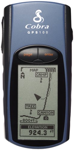 Cobra GPS 100 Global Positioning System with 18 Channels