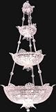 LAMPS BEAUTIFUL Princess Three Tier Forty-Six Light Crystal Chandelier by James R. Moder--Excellent customer service--see our feedback.