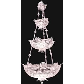 Princess Three Tier Forty-Six Light Crystal Chandelier by James R. Moder