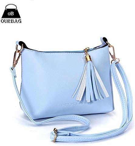 Women Shell Bag Chain Pu Leather Handbag Tassels Design Shoulder Bags Candy Color Crossbody Girls Messenger Casual Style